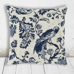 Toile Bird Accent Pillow