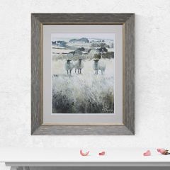 Framed Sheep Wall Decor
