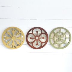 Round Spanish Style Mirrors Set of 3