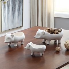Hedgehog Bowl Figures Set of 3