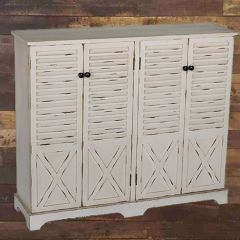 4 Door Farmhouse Console Cabinet