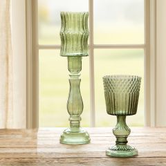 Tinted Glass Tabletop Accent Decor