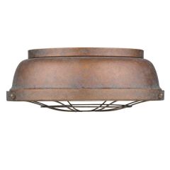 Copper Patina Flush Mount