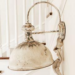 Large Rustic Metal Sconce
