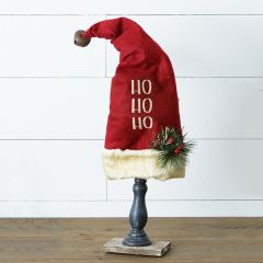 Decorative Santa Hat on Stand