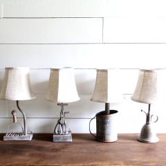 Farmhouse Utensil Accent Lamps Set of 4