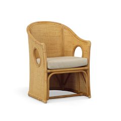 Natural Rattan Seaport Occasional Chair