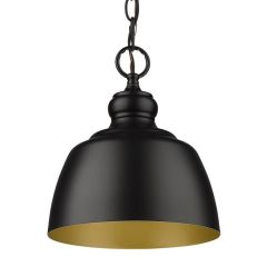 Holmes BLK Mini Pendant in Matte Black