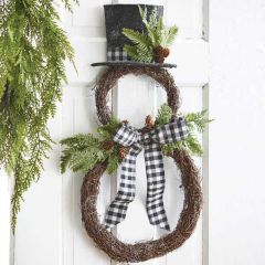 Snowman Wreath