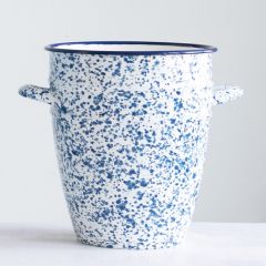 Handled Splatterware Crock