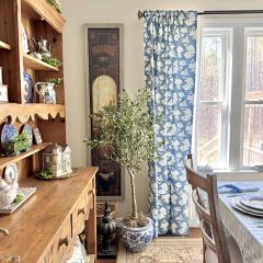 5 Foot Potted Faux Olive Tree