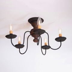 5 Light Ceiling Candelabra Light