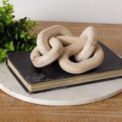 5 Link Wood Chain Table Decor