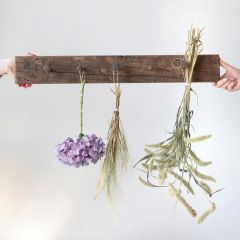 5 Nail Hook Reclaimed Wood Wall Rack