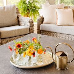 5 Piece Perfume Bottle Vases