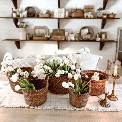 5 Piece Round Produce Basket Set