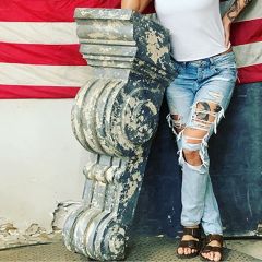 Large Distressed Decorative Corbel