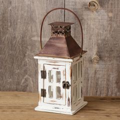 Rustic Farmhouse Lantern Candle Holder