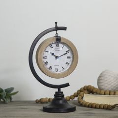 Tabletop Farmhouse Pedestal Clock