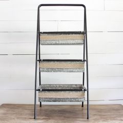 Metal Tray Trio Display Shelf