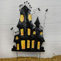 Haunted House Yard Art