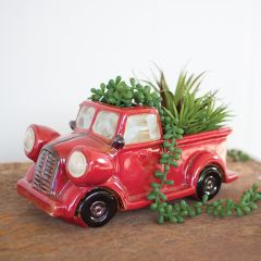 Vintage Inspired Ceramic Truck Planter