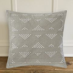 Stately Embroidered Throw Pillow