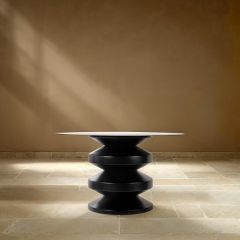 Metal Sculptural Stacked Coffee Table