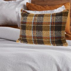 Autumn Colors Plaid Pillow