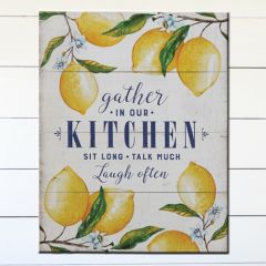 OUR KITCHEN Lemon Sign