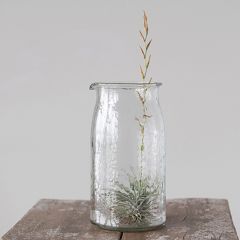 Hand Blown Glass Pitcher Vase