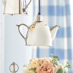Hanging Tea Pot Pendant Light