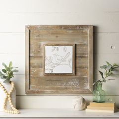 Cottage Wood Bird Print