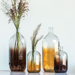 Ombre Glass Bottle Set of 2