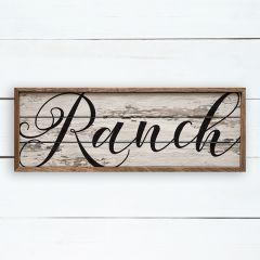 Ranch Wall Sign