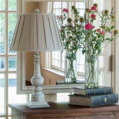 Painted Turned Spindle Lamp