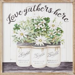 Love Gathers Here Wall Art