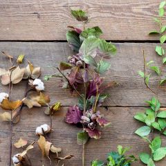 Faux Hazelnut Branch Set of 2