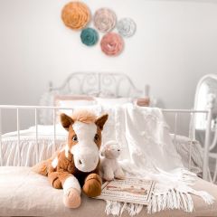 Bright Iron Flower Wall Decor Set of 5