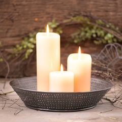 Punched Metal Round Display Tray