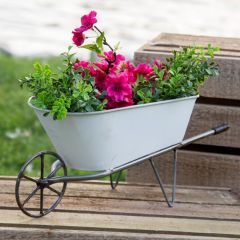 Metal Wheelbarrow Planter
