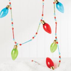 Christmas Light Bulb Garland