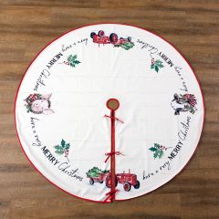 Farmhouse Christmas Tree Skirt