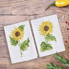Sunflower Hand Towels Set of 2