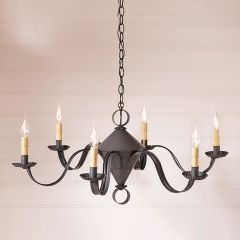 6 Arm Simple Farmhouse Chandelier