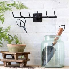 6 Hook Garden Tool Wall Rack