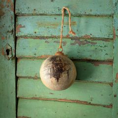 6 Inch Old World Nordic Santa Ball Ornament Set of 3