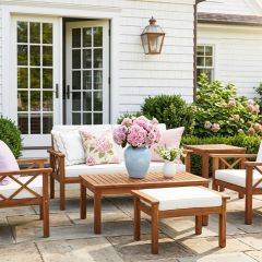 6 Piece Garden Party Outdoor Living Patio Set
