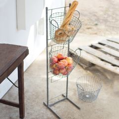 3 Tier Basket Display Stand