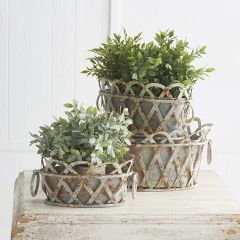 Faux Herb In Terracotta Pot Set of 3